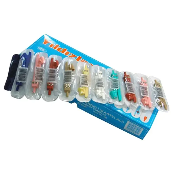 Yıldızlar Pergel Plastik Kartela