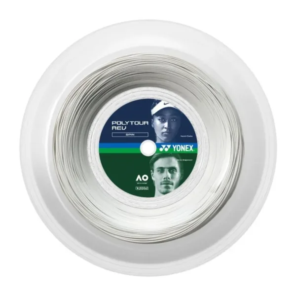 Yonex Poly Tour Rev 1.25 200m Beyaz Tenis Kordajı