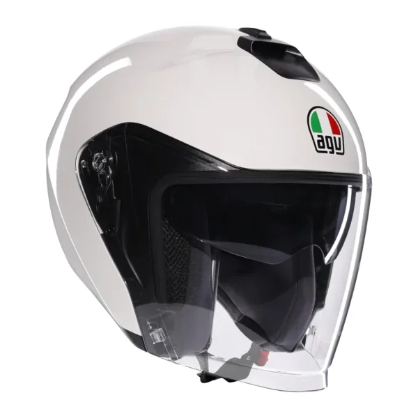 Agv Irides Mono Beyaz Açık Motor Kaskı