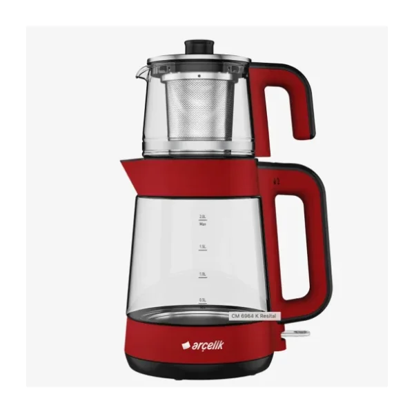 Arçelik Resital LED Işıklı Cam Kettle Çay Makinesi Su Isıtıcı
