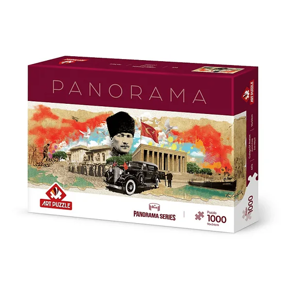 Art Puzzle Atatürk Kolajı Panorama Puzzle 1000 Parça 4476