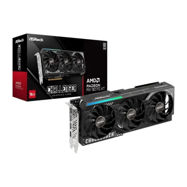 Asrock RX 9070 XT Challenger CL 16G 256 Bit GDDR6 16 GB Ekran Kartı