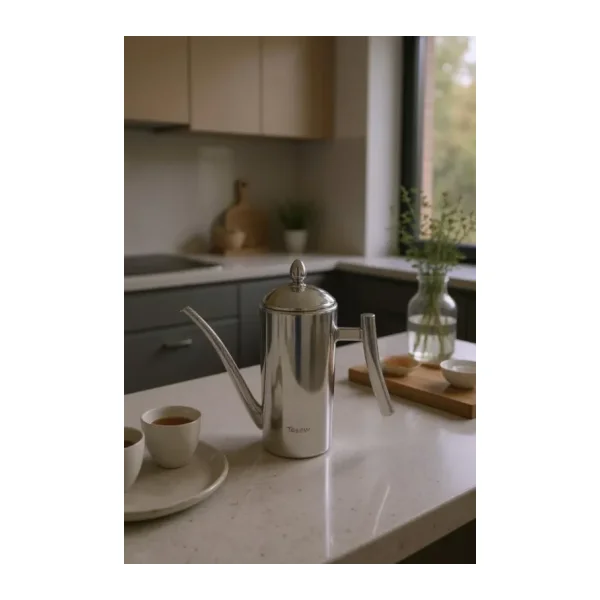 Bambum Zed 700 ml Demlik Çelik Yağdanlık