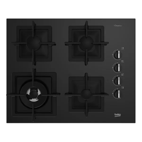 Beko BOCD K 6510 DWYS Siyah Wok Gözlü Cam Ankastre Ocak