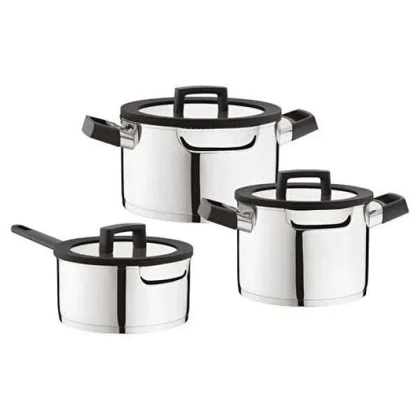 Berghoff Essentials Uqonic 6 Parça Paslanmaz Çelik Tencere Seti