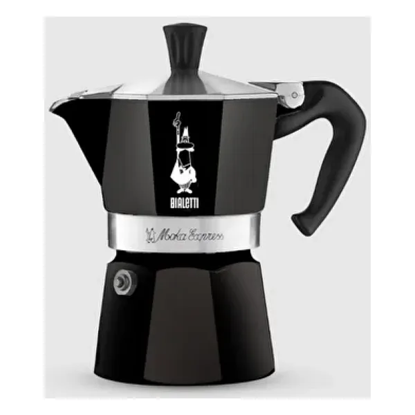 Bialetti Express 6 Cup Moka Pot Siyah