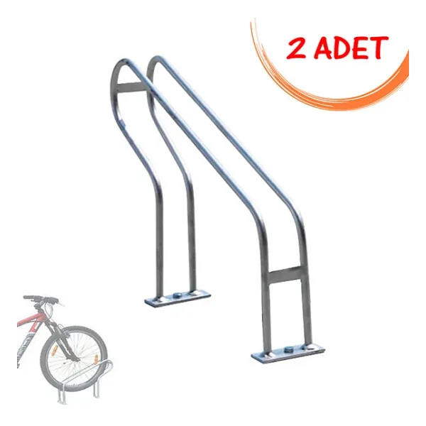 Bisiklet Parkı Tekli Ucuz Bisiklet Park Alanı Demiri Tekli Bisiklet Park Yeri 2 Adet Sarı