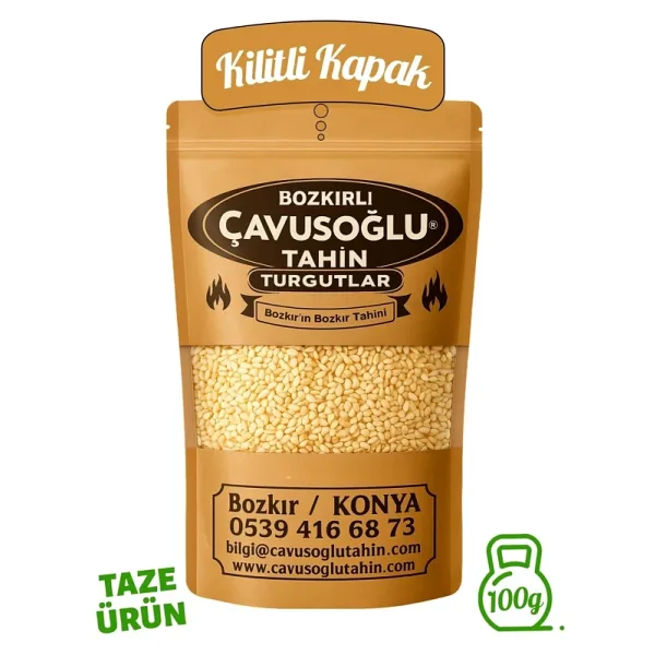 Bozkırlı Çavuşoğlu Beyaz Kavrulmamış Susam 100g
