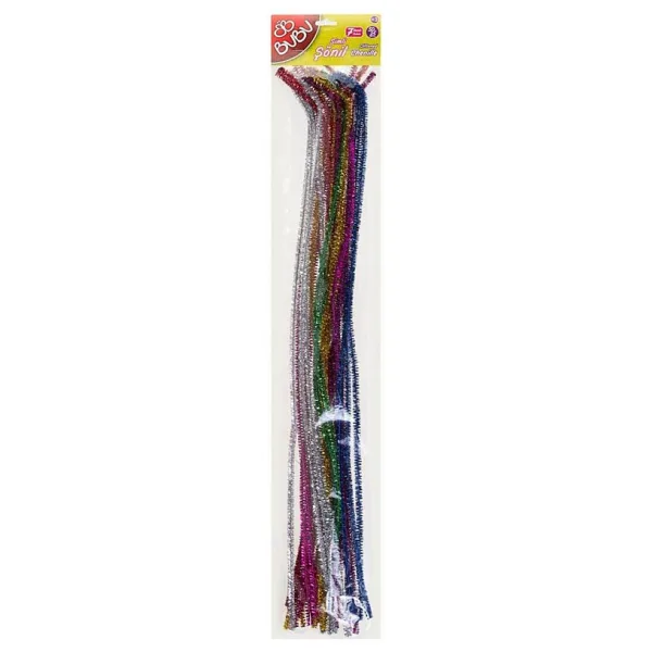 Bu-Bu Simli Şönil 7 Renk 50 cm