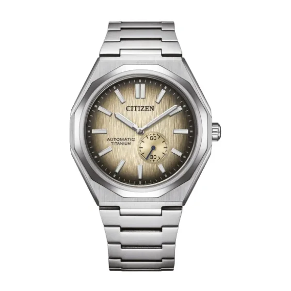 Citizen Super Titanium Zenshin 60 NK5020-58P Kahverengi Erkek Kol Saati