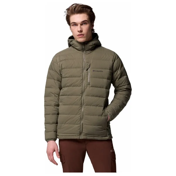 Columbia Drift Peak Stretch WM1852-397 Kapüşonlu Kaz Tüyü Yeşil Erkek Şişme Mont