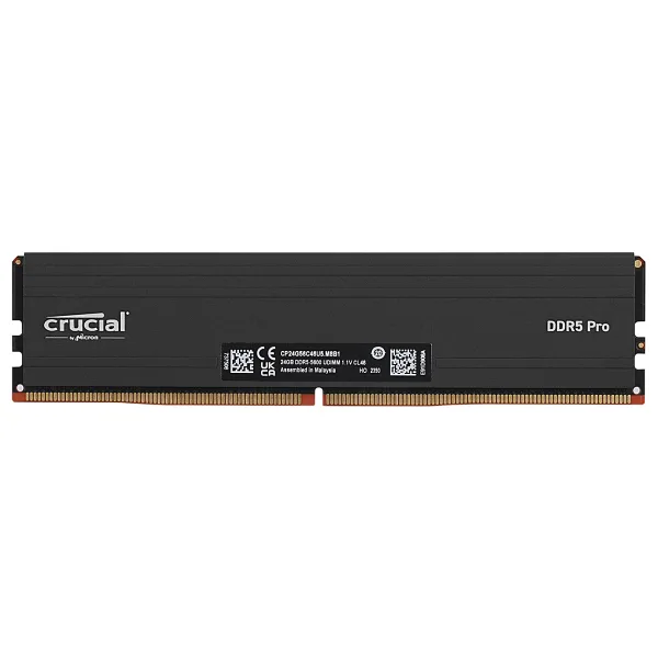 Crucial Pro 24 GB 5600 MHz CL46 CP24G56C46U5 DDR5 Ram