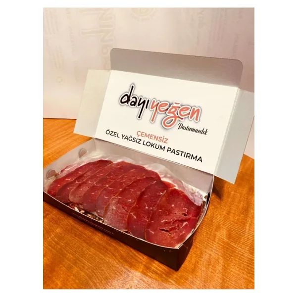 Dayı Yeğen 1 kg Doğal Kayseri Çemensiz Özel Yağsız Pastırma