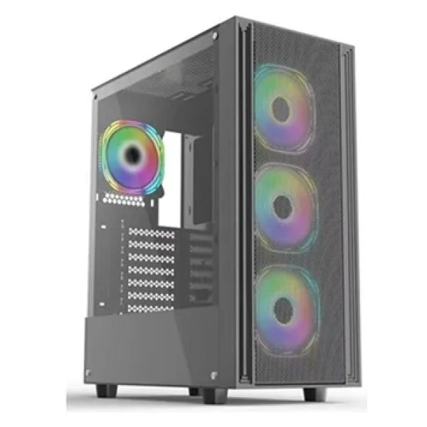 Deepcool Cc561 Pl650d 650W 80Plus Bronze Atx 3.0 4Xrainbow Fanlı Mid-Tower Siyah Kasa