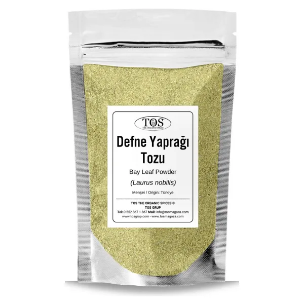 Defne Yaprağı Tozu 100 gr (1. Kalite) Laurus nobilis / Bay Leaf Powder
