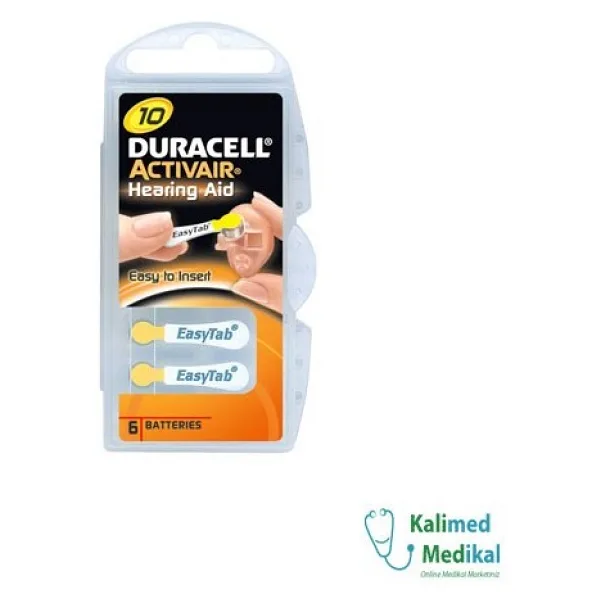 Duracell Activair 312 Numara 6'lı İşitme Cihazı Pili