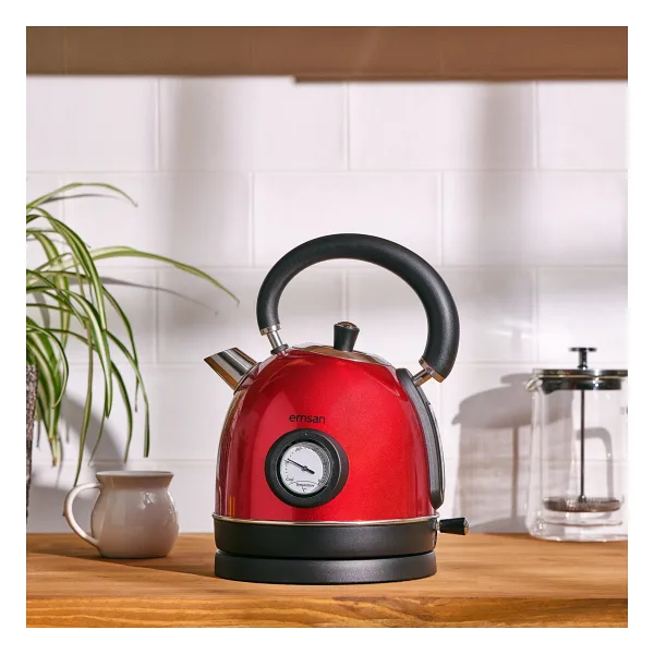 Emsan Turtle 2200 W 1.8 lt Çelik Kettle