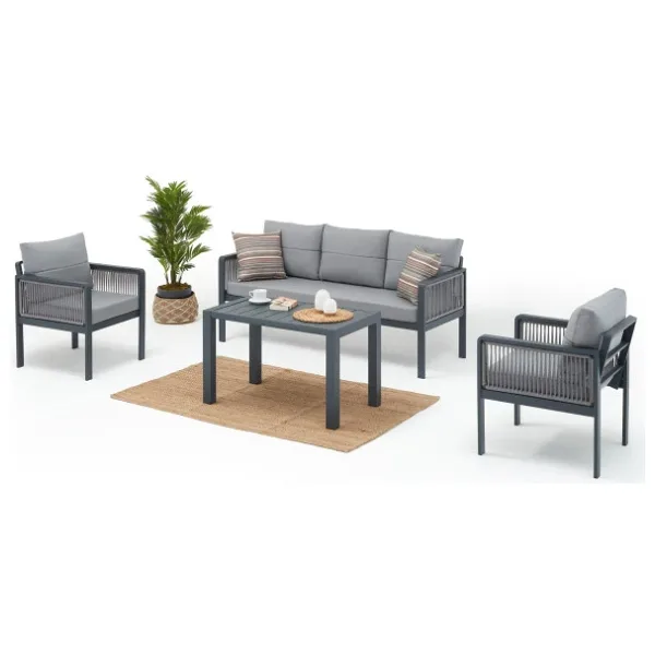 Erinöz Salerno 3+1+1+Sehpa Bahçe & Balkon Takımı