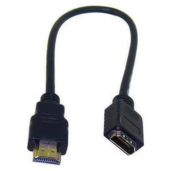 Erkek Dişi Gold Uçlu 50 Cm Uzatma Hdmı Kablo (Mini Hd Rec. İçin)