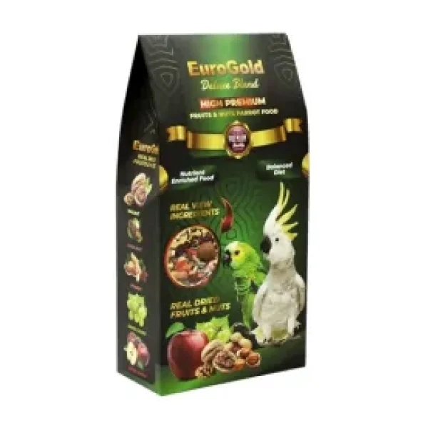EuroGold Deluxe Blend 650 gr Meyveli ve Kuruyemişli Papağan Yemi