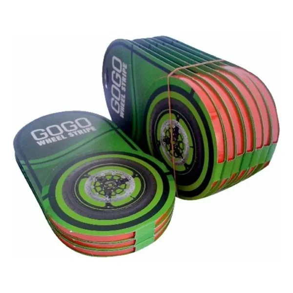 Florasan Kırmızı 7cm X 7 M Lüks 1 Set Jant Şeridi