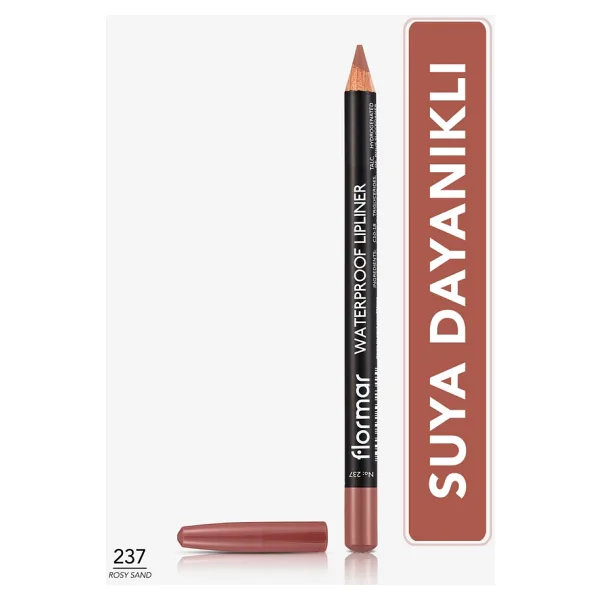Flormar Waterproof Lipliner 237 Rosy Sand Dudak Kalemi