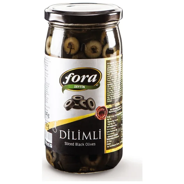 Fora Dilimli 160 gr Siyah Zeytin