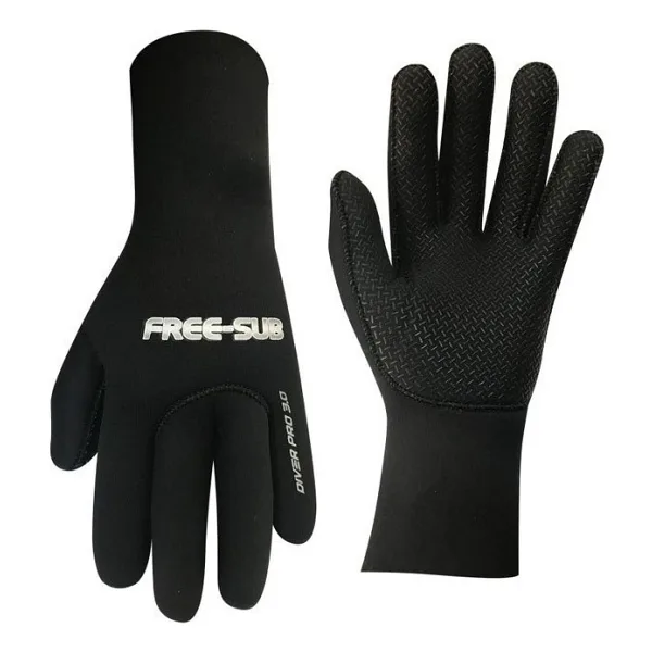 Free-Sub Diver Pro 3mm Dalış Eldiveni - Renkli