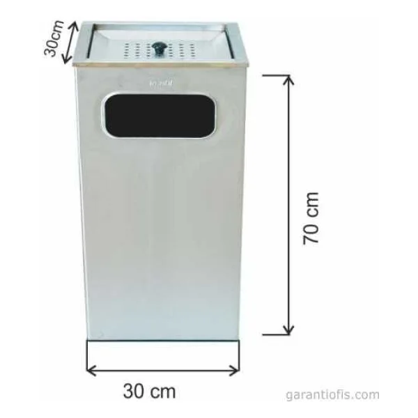 Garanti Metal 1350 Küllüklü Çöp Kovası (63 Litre)