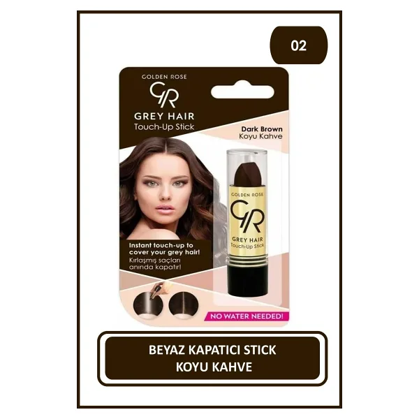 Golden Rose Grey Hair Koyu Kahve Stick Saç Boyası