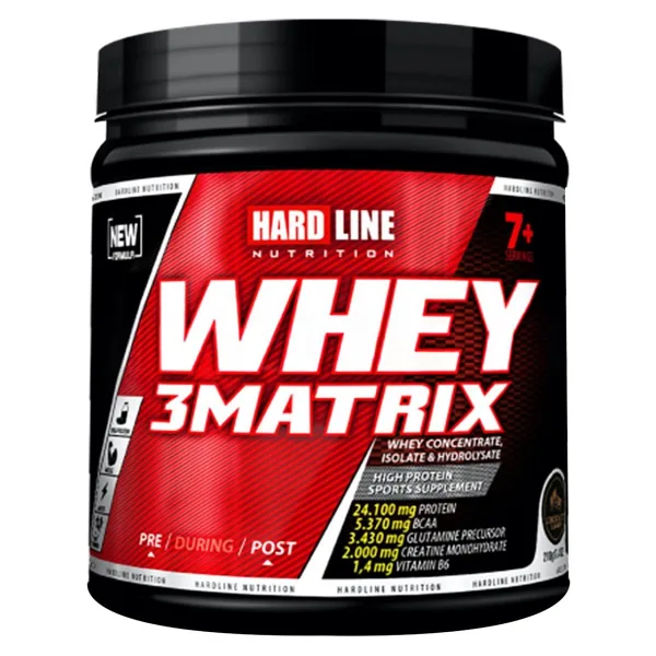 Hardline Nutrition 3 Matrix 210 gr Whey Protein Tozu