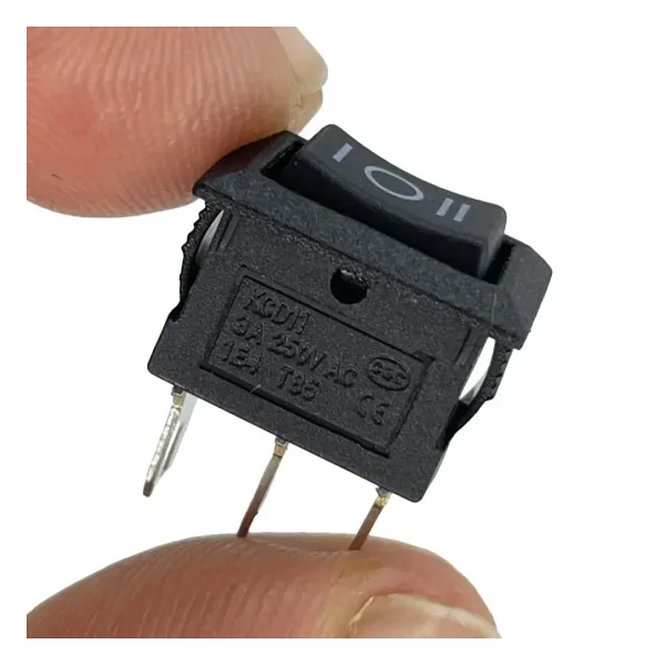 IC-125B-5 Mini Işıksız Anahtar ON-OFF-ON 3P