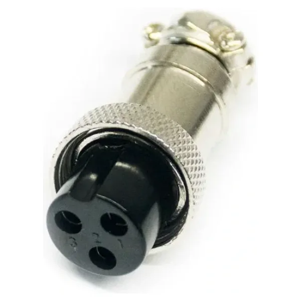 IC-261M 12mm Mayk Dişi Şase 3P Konnektör