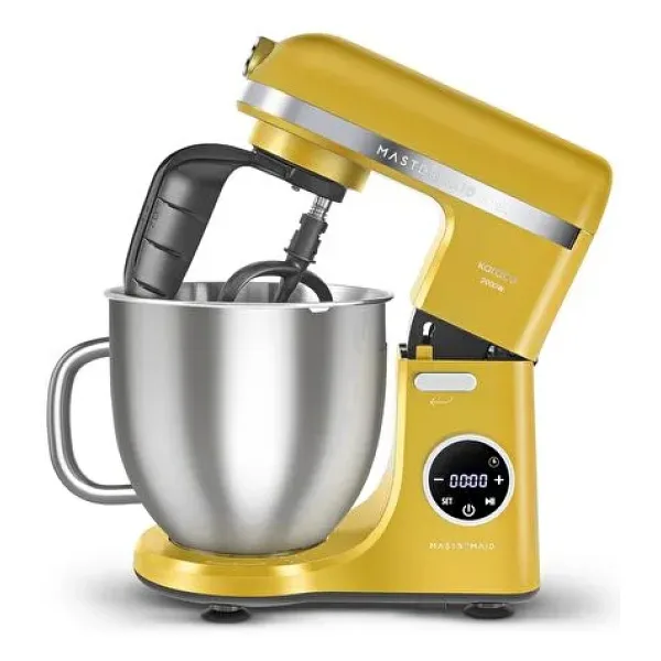 Karaca Mastermaid Chef Ultra D 2000 W Pineapple Yellow 7 lt Hamur Yoğurma Makinesi