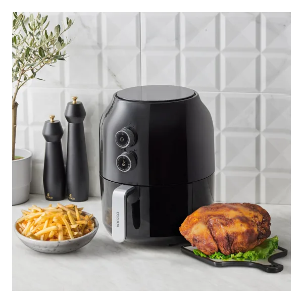Karaca Multifry Air Fryer 3.5 lt Yağsız Siyah Fritöz