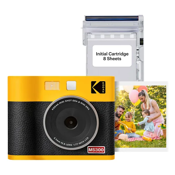 Kodak Mini Shot 3 Era Sarı Instant Fotoğraf Makinesi
