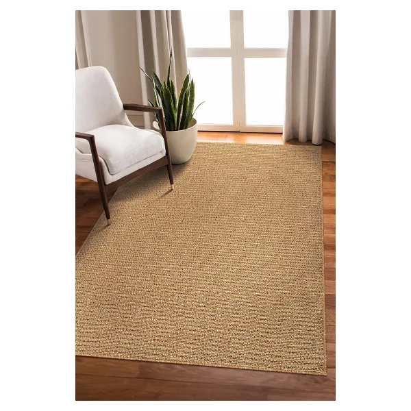 Konfor Halı Konfor Jutem 0103 Büyük Ebat Jüt Hasır Bukle Örme Kilim Modern Oturma Odası Salon Halısı İç ve Dış M