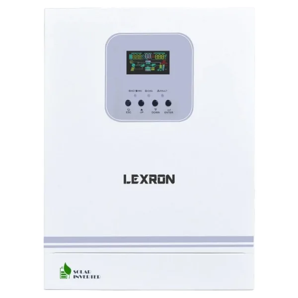 LEXRON AKILLI TAM SINUS MPPT İNVERTER - 3000 WATT 24 VOLT - 3000W 24V
