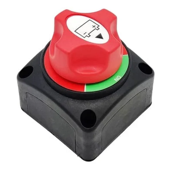 Marin Tip Çevirmeli Akü Devre Kesici Şalter IP54 M10 50V 275A (Max 1250A 5Sn.) Karavan Akü Şalteri 3 Pozisyon