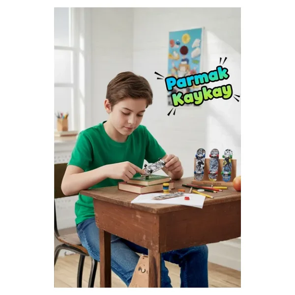 Mini Parmak Kaykay 2'li Sök Tak Aksesuarlı 3+ Yaş