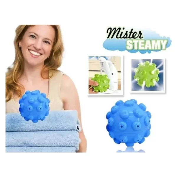 Mister Steamy Buharlı Çamaşır Kurutma ve Ütü Topları (2'li) ( Lisinya )