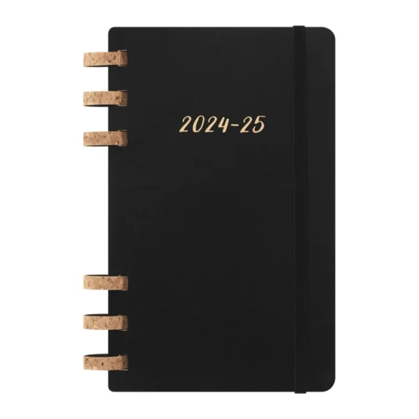 Moleskine Spiral Large Boy 12 Ay Akademik Yumuşak Kapak Ajanda, Siyah