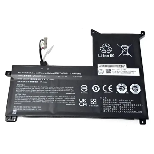 Monster Tulpar T5 V23.1.4 V2 Notebook Batarya Pil - Yüksek Performanslı, Uzun Ömürlü, Uyumlu Güç Kaynağı