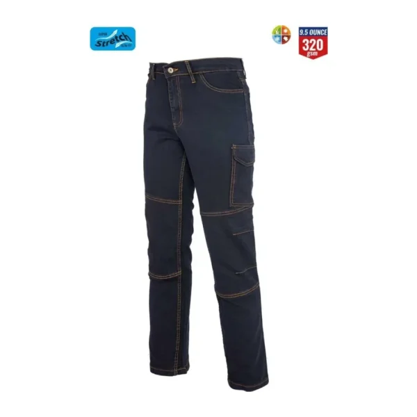 Myform 2150 Denver Denim Likralı İş Pantolonu