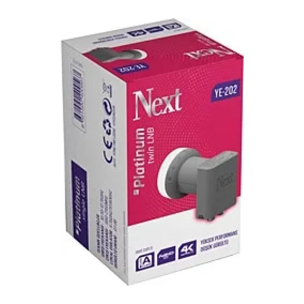 Next Ye-202 0.1db Full HD 4K Twin İki Çıkışlı Lnb