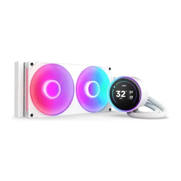 NZXT Kraken Elite RGB IPS LCD RL-KR28E-W2 Beyaz 280 mm İşlemci Sıvı Soğutucu