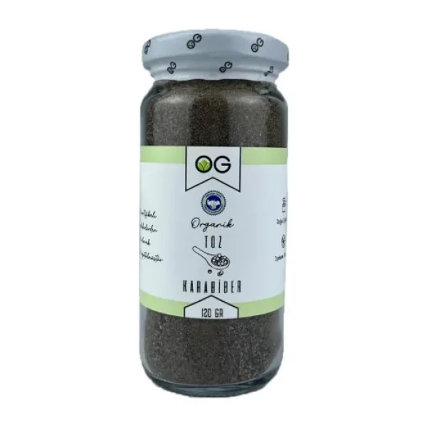 OG Natural Organik Toz Karabiber 120 gr