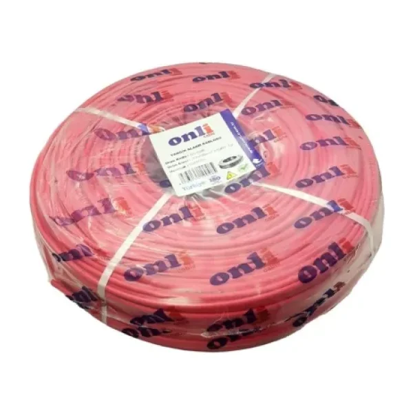 Onli 2X2X0.80MM Jysty Yangın Alarm Kablosu 250MT - Kırmızı