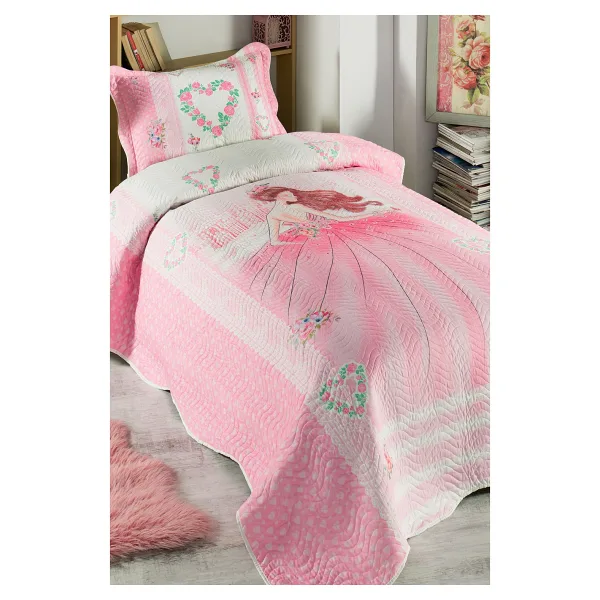 Örtüm Tek Kişilik Kapitone Yatak Örtüsü Tiffany