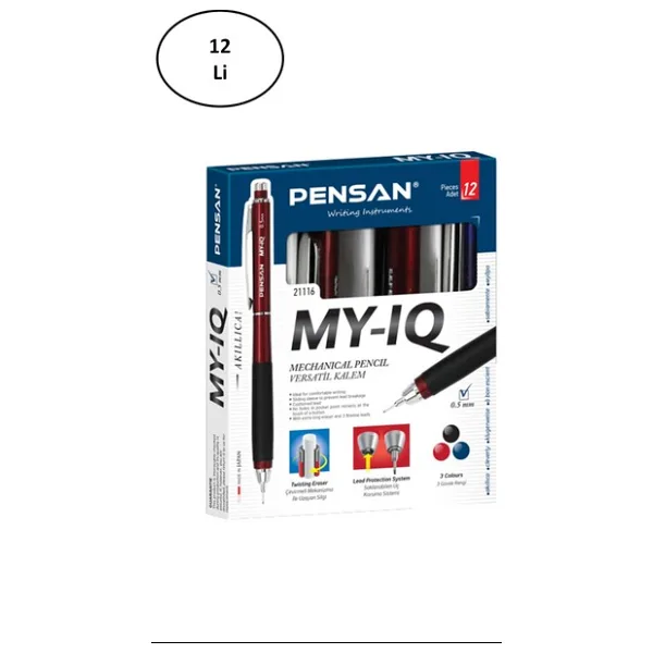 Pensan My Iq 0.7 Mm Versatil Kalem 12'li